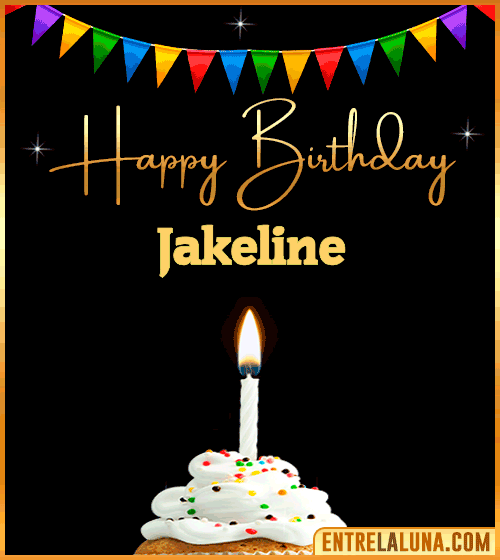 GiF Happy Birthday Jakeline